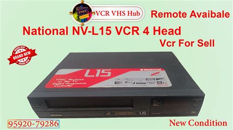 Vcr For Sale National Nv L New Condition Cash On Delivery