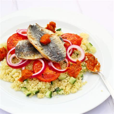 Healthy Couscous Sardine Salad Searching For Spice