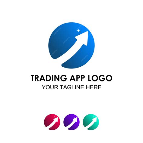 Premium Vector | Trading app logo
