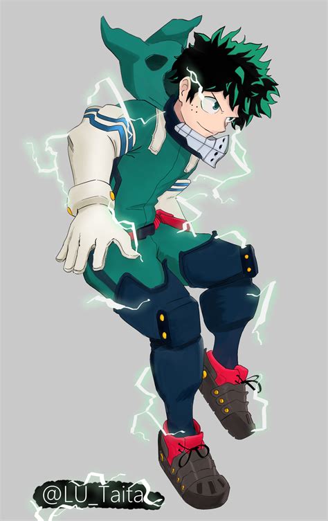 Midoriya Izuku Costume Gamma By Greenboy770 On Deviantart