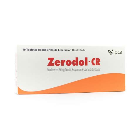 ZERODOL CR TABLETAS 200 MG - Farmacia Pasteur - Medicamentos y cuidado ...