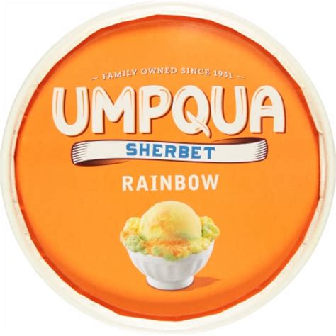 Umpqua Dairy Rainbow Sherbet Tub 56 Oz Ralphs