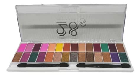 Paleta De Sombras Cores Matte E Metalicas Maquiagem Vivai Cor Da