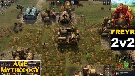 Age Of Mythology Retold Freyr Poseidon Vs Loki Oranos V Gameplay