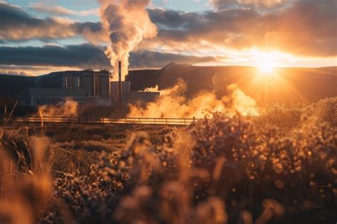 Una Planta De Energ A Geot Rmica En La Suave Y C Lida Luz Del Sol