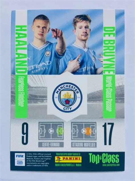 ERLING HAALAND Kevin De Bruyne 2024 Panini Top Class Magic Mix 218