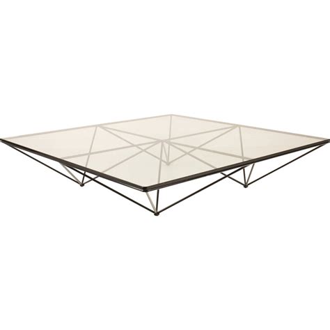 Vintage Alanda Steel Coffee Table By Paolo Piva For B Et B Italia