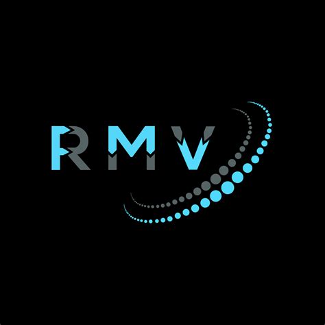 rmv letter logo creative design rmv unique design  vector art