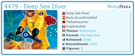 Playmobil Set Deep Sea Diver Klickypedia