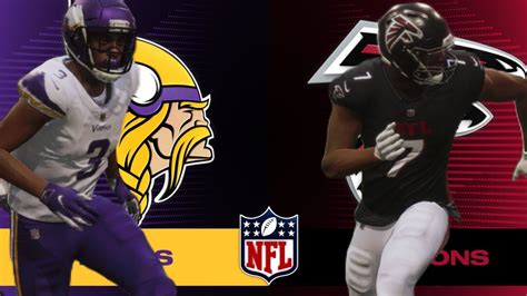 Minnesota Vikings Vs Atlanta Falcons Week 9 Madden 24 Rosters Madden