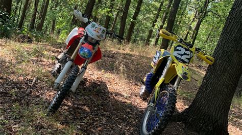 2 Enduro Vlog Suzuki rm 125 Honda crf 250R traseu lung și frumos