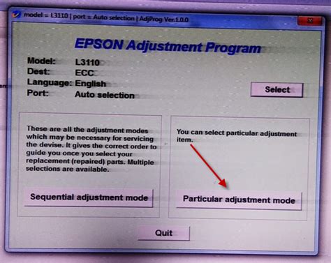 Cara Reset Printer Epson L3110 Menggunakan Resetter