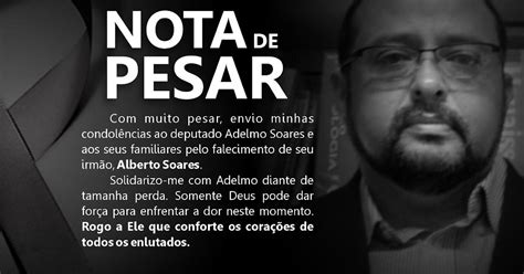 Prefeito F Bio Gentil Emite Nota De Pesar Pela Morte Alberto Soares