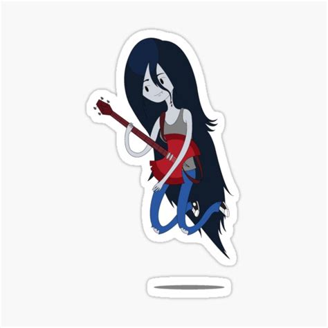 " Marceline playing guitar" Sticker by HAFART55 | Redbubble