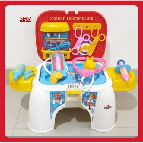 Jual Mainan Edukasi Dokter Kursi Edukasi Dokteran Play Set Bangku Anak