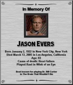 Jason Evers Net Worth