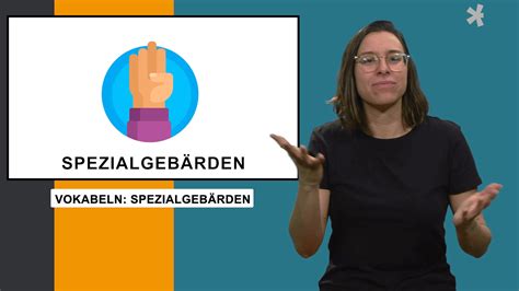 Vokabeln Idiomatische Spezielle Gebärden 1 Gebärdenwelt Tv