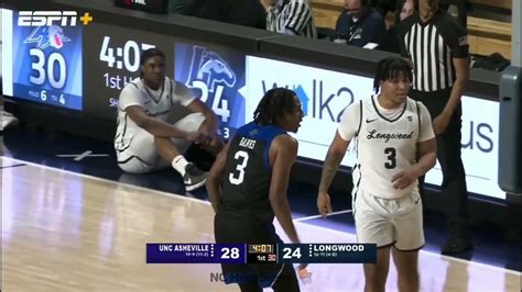 Unc Asheville Josh Banks Vs Longwood Full Highlights February 21st