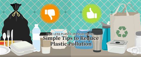 Use Less Plastic In Your Home Infographic Ecogreenlove