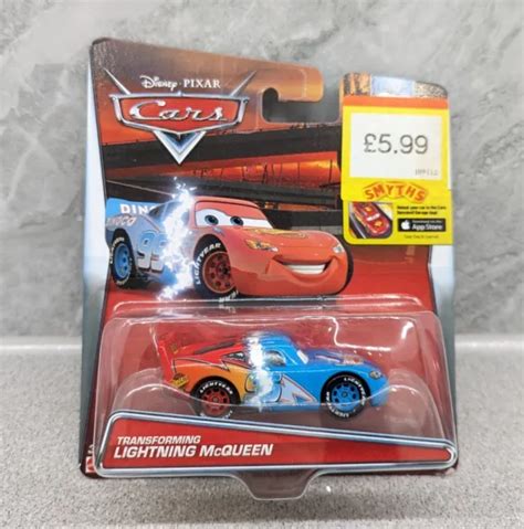 DISNEY PIXAR CARS Transforming Lightning McQueen Mattel 1 55 Scale BNIB