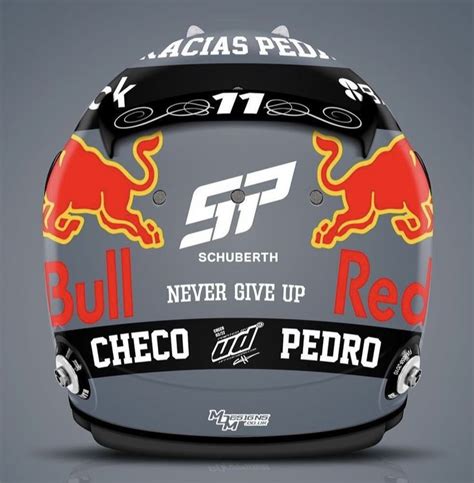 Sergio Perez Red Bull Monaco Gp Caschi Pilot Auto