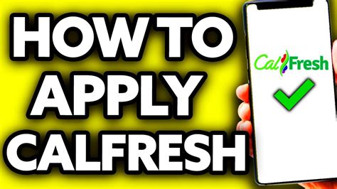 How To Apply Calfresh Online Quick And Easy Youtube