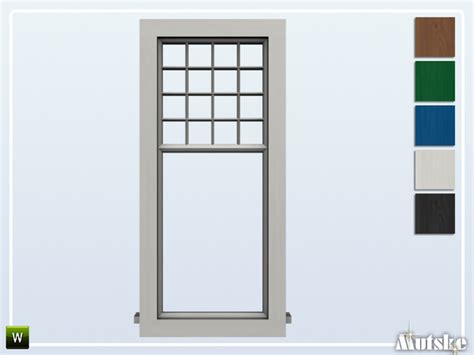 The Sims Resource Shingle Window Middle Single 2x1