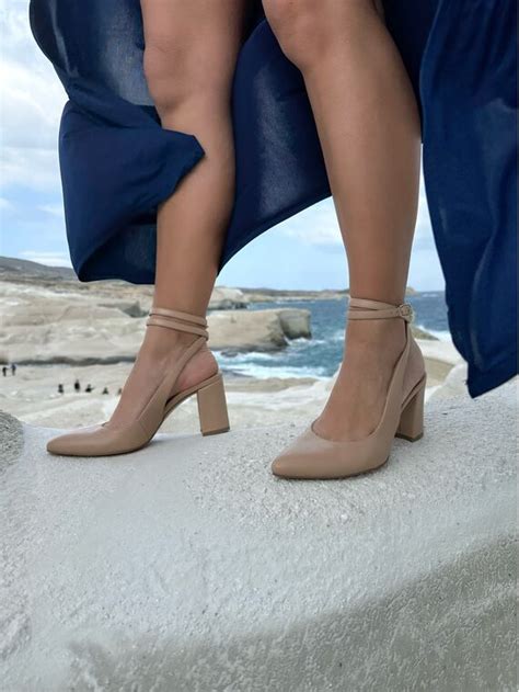 Shoes Sandals Women Sandals Nude Heeled Leather Sandals Christina Christi Handmade