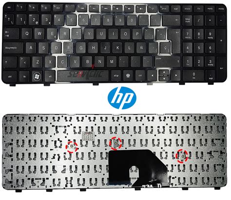 Teclado HP dv6 6000 dv6 61000 español Serviclic