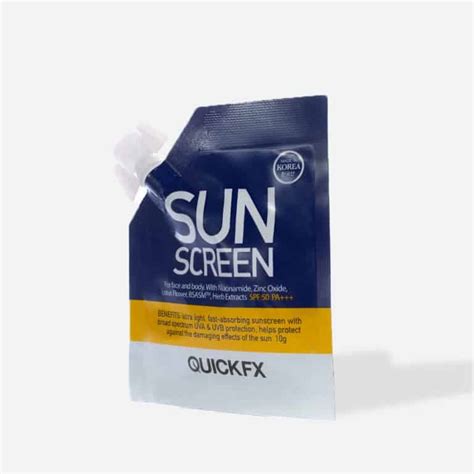 Sunscreen 10g Quickfx