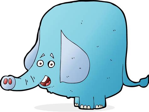 cartoon funny elephant 12277571 Vector Art at Vecteezy