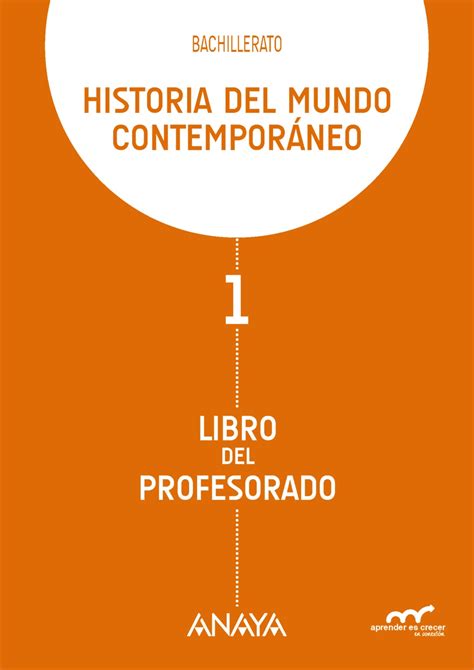 Historia Del Mundo Contemporáneo Libro Del Profesorado