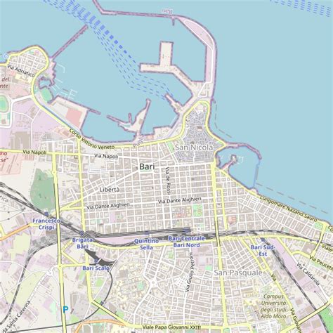 Mappa Parcheggi Biciclette Di Bari Lombardo Geosystems