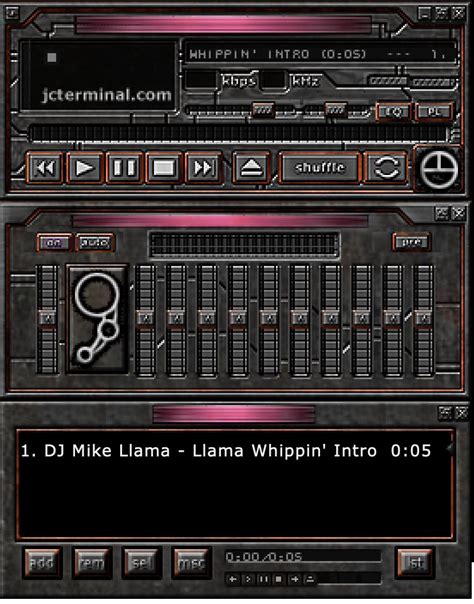 Retro Tech Dreams On Twitter Winamp Skin Phazer