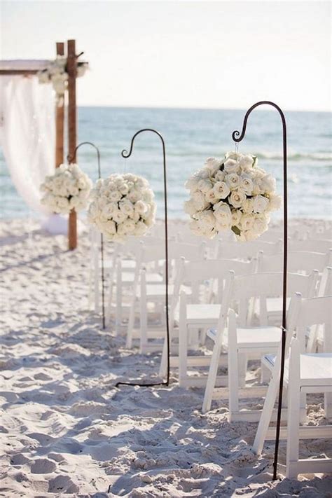 20 Stunning Beach Wedding Ceremony Ideas Backdrops Arches And Aisles