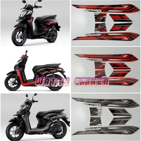 Striping Decal Pole Sticker Honda Genio 2022 Sticker List Body Full