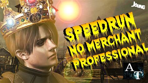 RESIDENT EVIL 4 SPEEDRUN SEM MERCADOR SEM MORR3R PROFISSIONAL PS4 YouTube