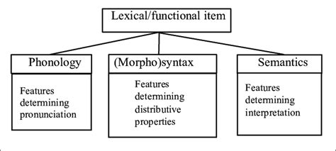 Lexical Functional Item Download Scientific Diagram