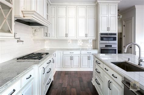 White Kitchen Cabinets With Gray Glaze Things In The Kitchen