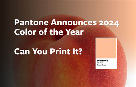 Pantone Announces 2024 Color Of The Year Can You Print It