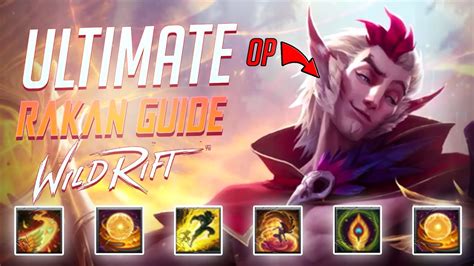 Wild Rift RAKAN Guide Build Combos Tips And Tricks YouTube