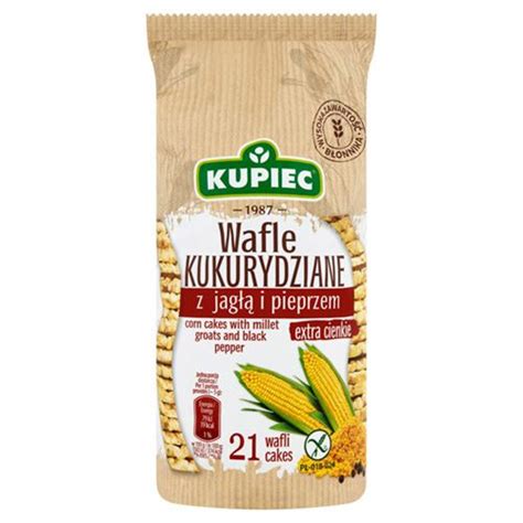 Kupiec Wafle Kukurydziane Z Jag I Pieprzem G Szt