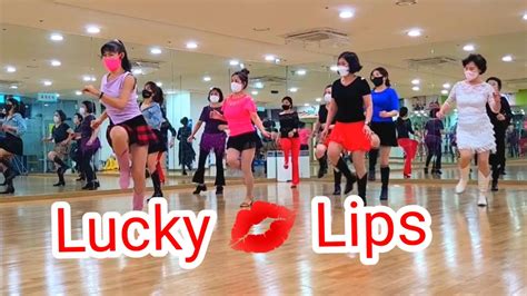 Lucky Lips Line Dance 사한국라인댄스협회 남양주지회 초급반 수업에 강추2023 Kolda 송년파티곡