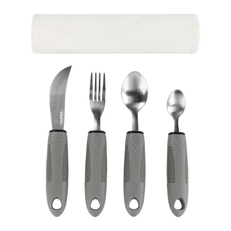 Mondo Medical 4pc Weighted Utensils For Hand Tremors Arthritis