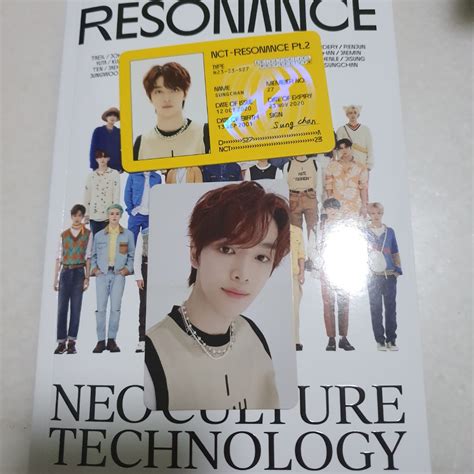 Sungchan Full Set Nct Resonance Pt Departure Ver Photocard Id