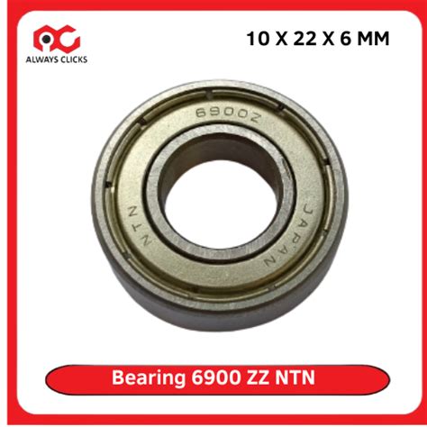 Jual Bearing 6900 ZZ NTN Japan Bering Tutup Besi Dua Sisi Klaher Laher