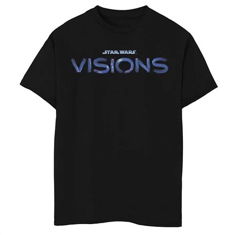 Boys 8 20 Star Wars Visions Title Logo Graphic Tee