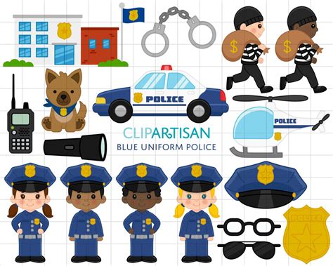 Cops Clipart, Police Officer Clip Art, Police Car, Boy Cop, Girl Cop ...