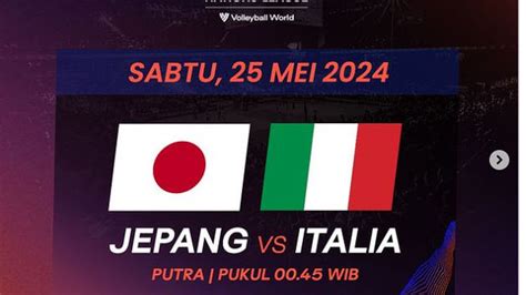 Jadwal MOJI TV Sabtu 25 Mei 2024 Ada Live VNL 2024 AVC Challenge Cup