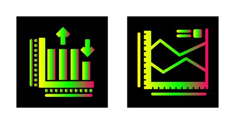 Spline Chart And Bar Graph Icon 32758094 Vector Art At Vecteezy